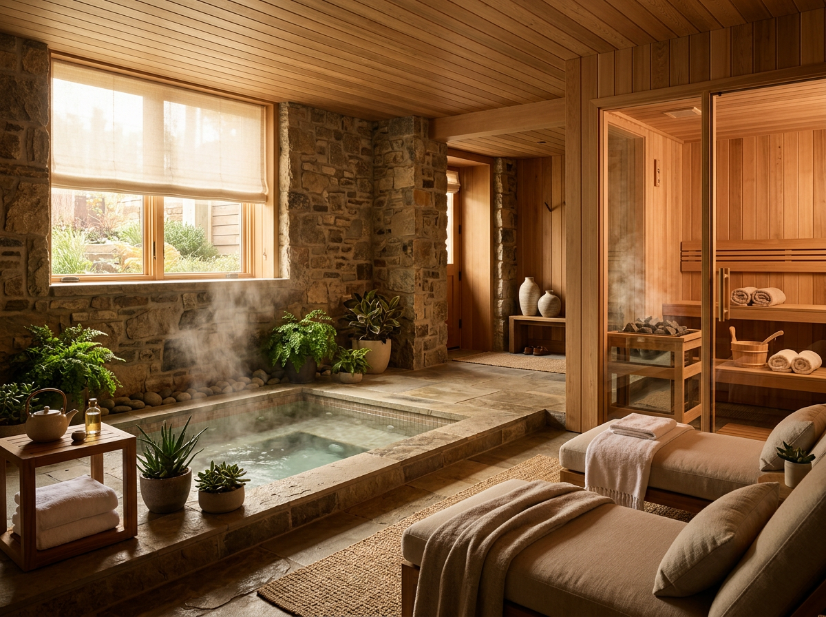 wellnessbereich im keller gestalten
