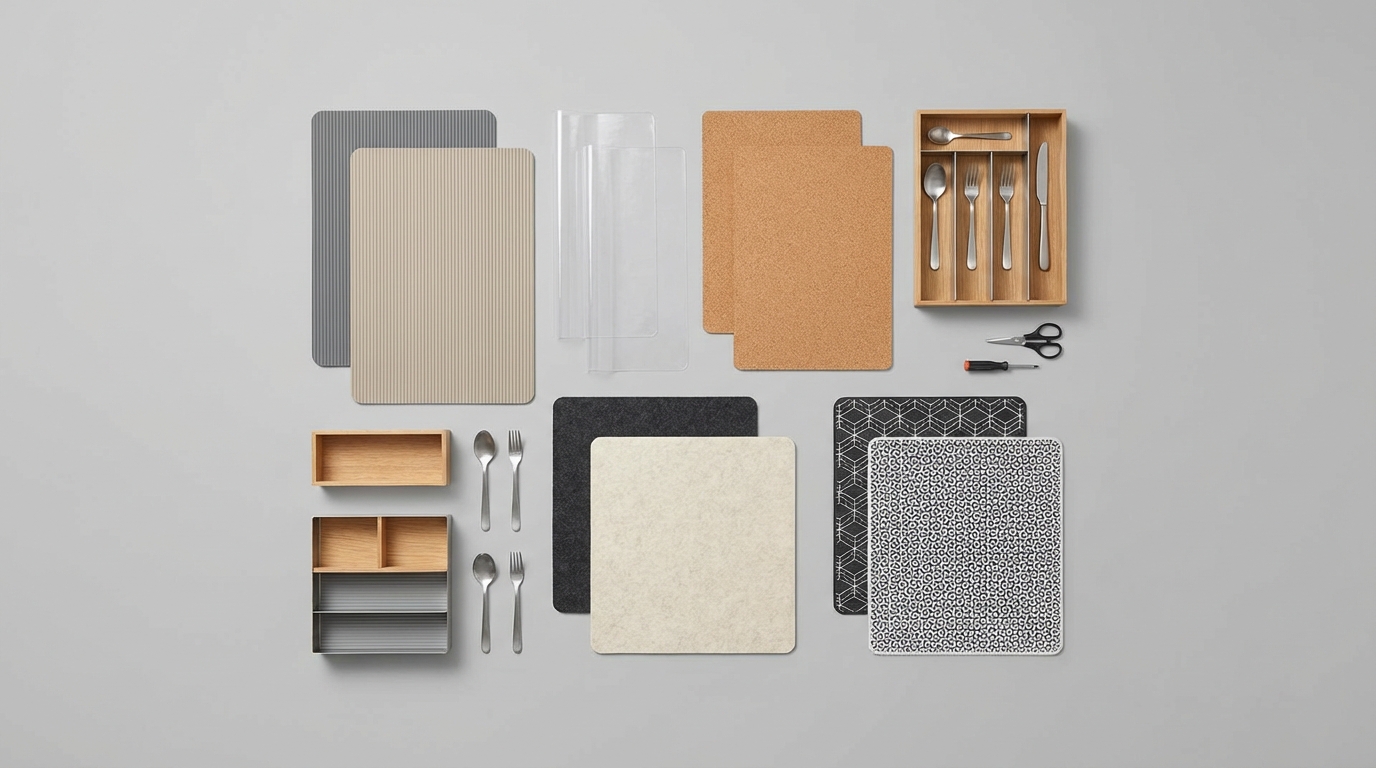 Arten von Schubladenmatten