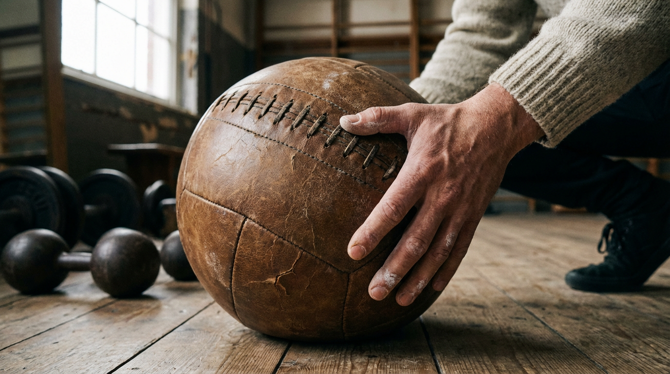 Ein Mann führt beim Krafttraining für Anfänger eine Kniebeuge mit einer Langhantel aus