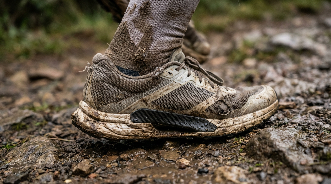 Ein Läufer absolviert ein intensives Lauftraining für Fortgeschrittene auf einer Tartanbahn