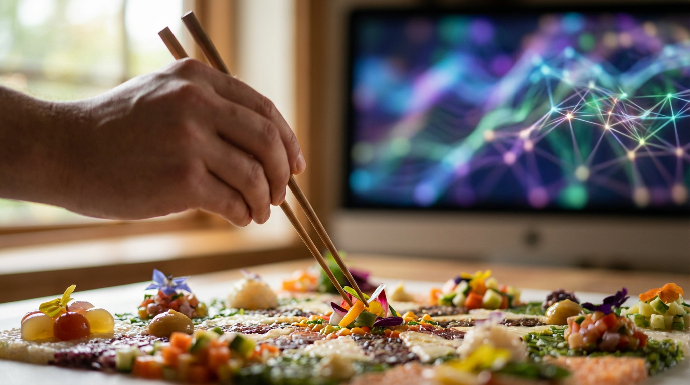 KI in der Datenwissenschaft visualisiert durch neuronale Netze und Datenströme