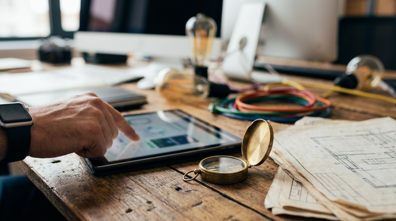 Digitale Transformation KMU Visualisierung von vernetzten Geschäftsprozessen