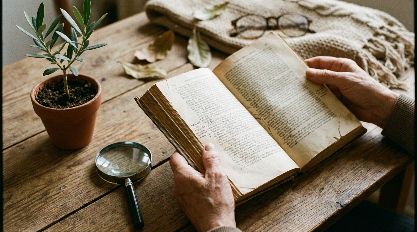 Ein Mensch lernt konzentriert an einem Laptop, was die lebenslanges lernen bedeutung unterstreicht