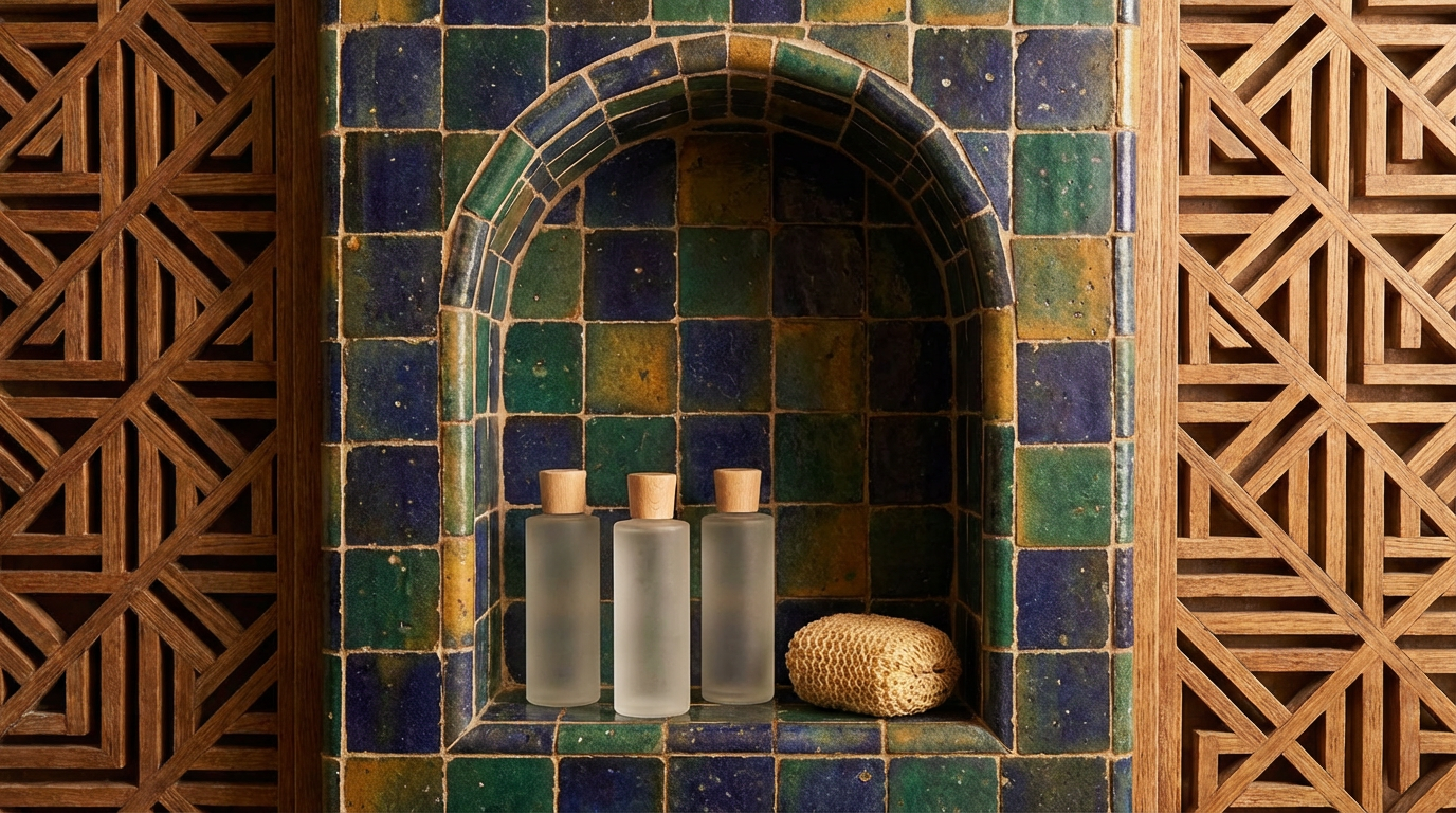 Nahaufnahme von gesundem, glänzendem Haar nach der Anwendung von Shampoo ohne Sulfate