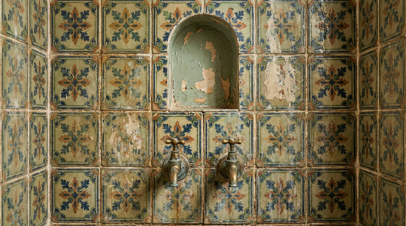 Schimmel entfernen badezimmer an Silikonfugen und Fliesen