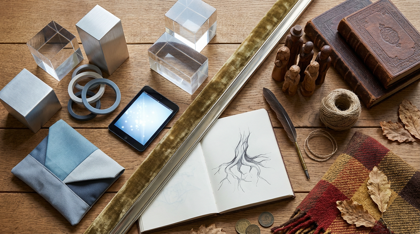 Eltern betrachten eine Liste für moderne Jungennamen und klassische Alternativen