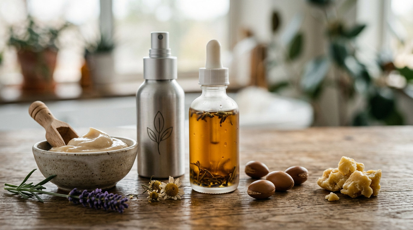 vegane haarpflege produkte – thematisch passendes Beitragsbild