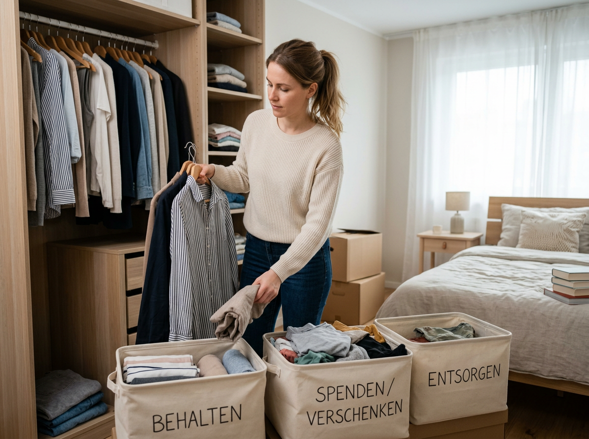 kleidung aussortieren – thematisch passendes Beitragsbild