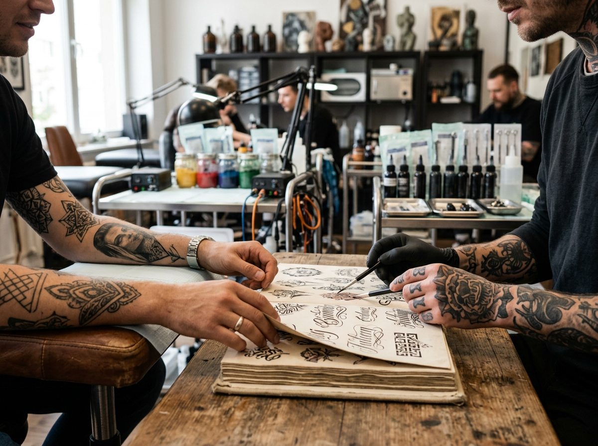 Schriftarten für Tattoos – thematisch passendes Beitragsbild