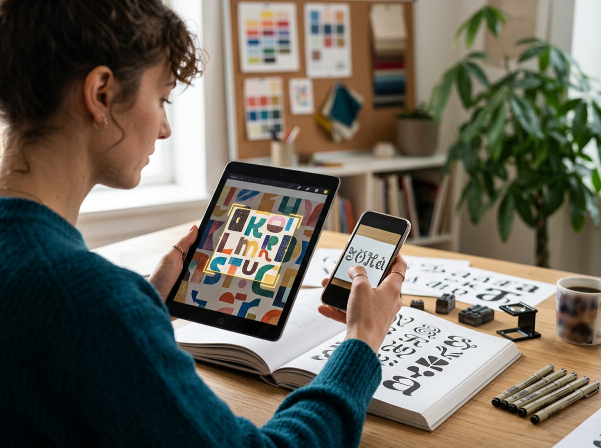 schriftarten erkennen app – thematisch passendes Beitragsbild