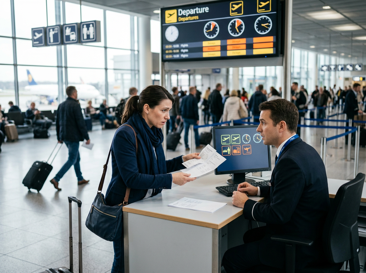 was tun bei flugverspätung – thematisch passendes Beitragsbild