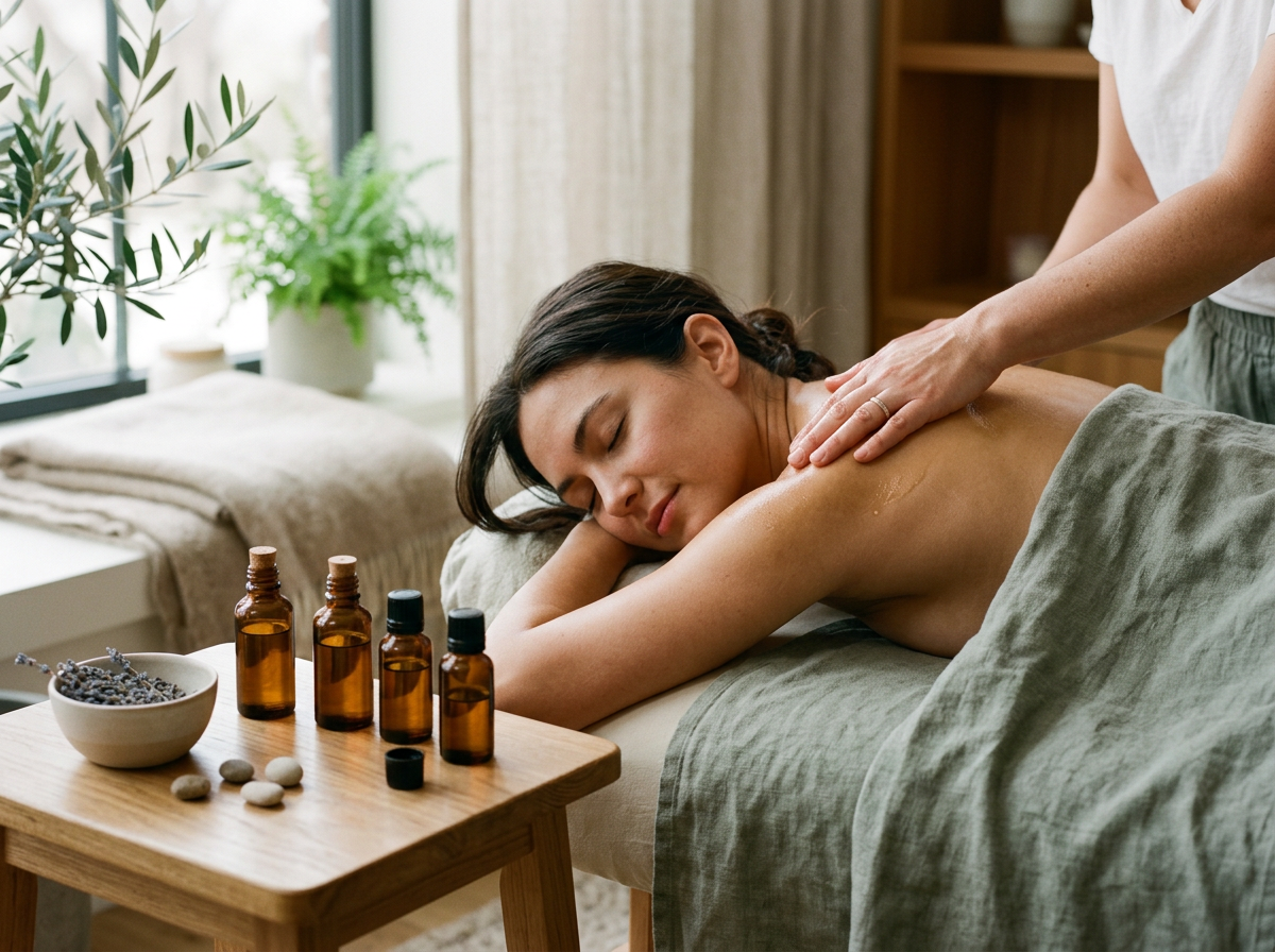 aromatherapie entspannung öle – thematisch passendes Beitragsbild