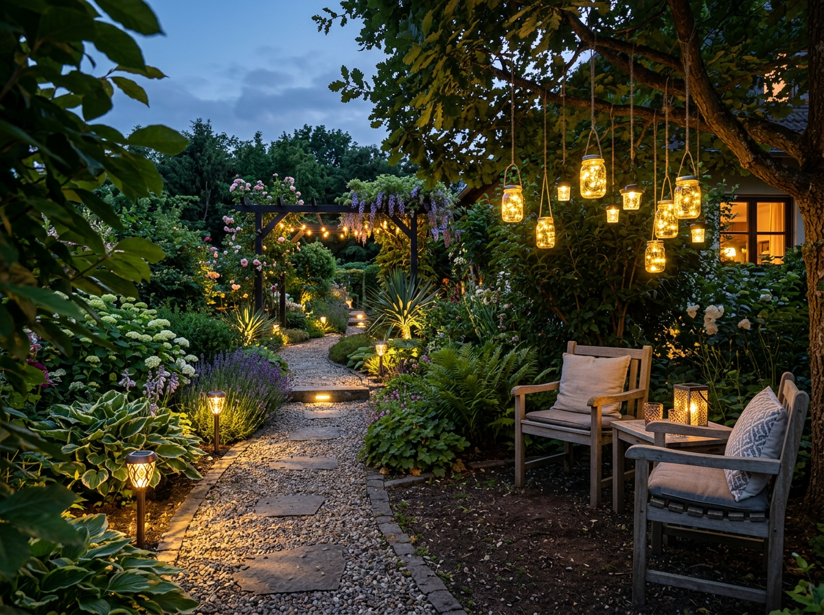 gartenbeleuchtung solar ideen – thematisch passendes Beitragsbild