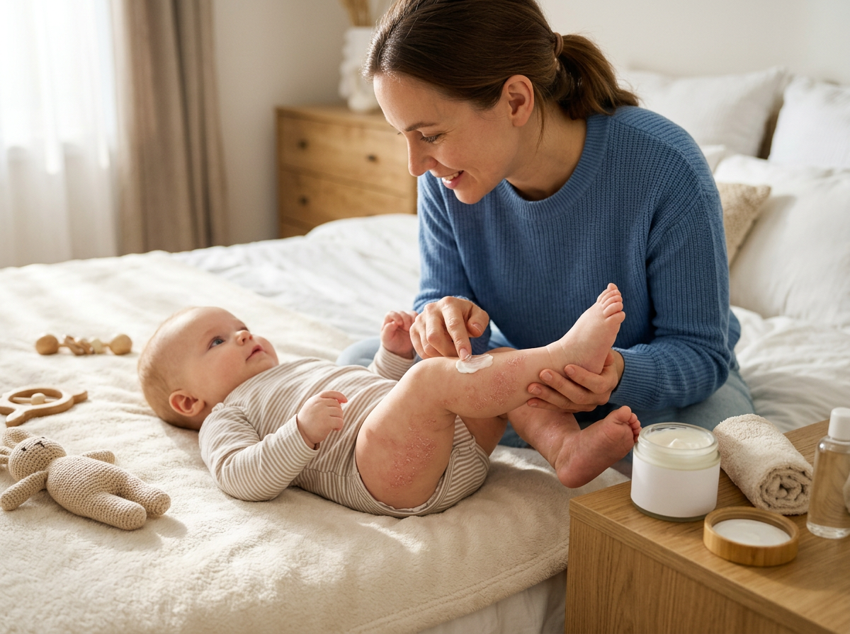 babyhaut pflege trockene haut – thematisch passendes Beitragsbild