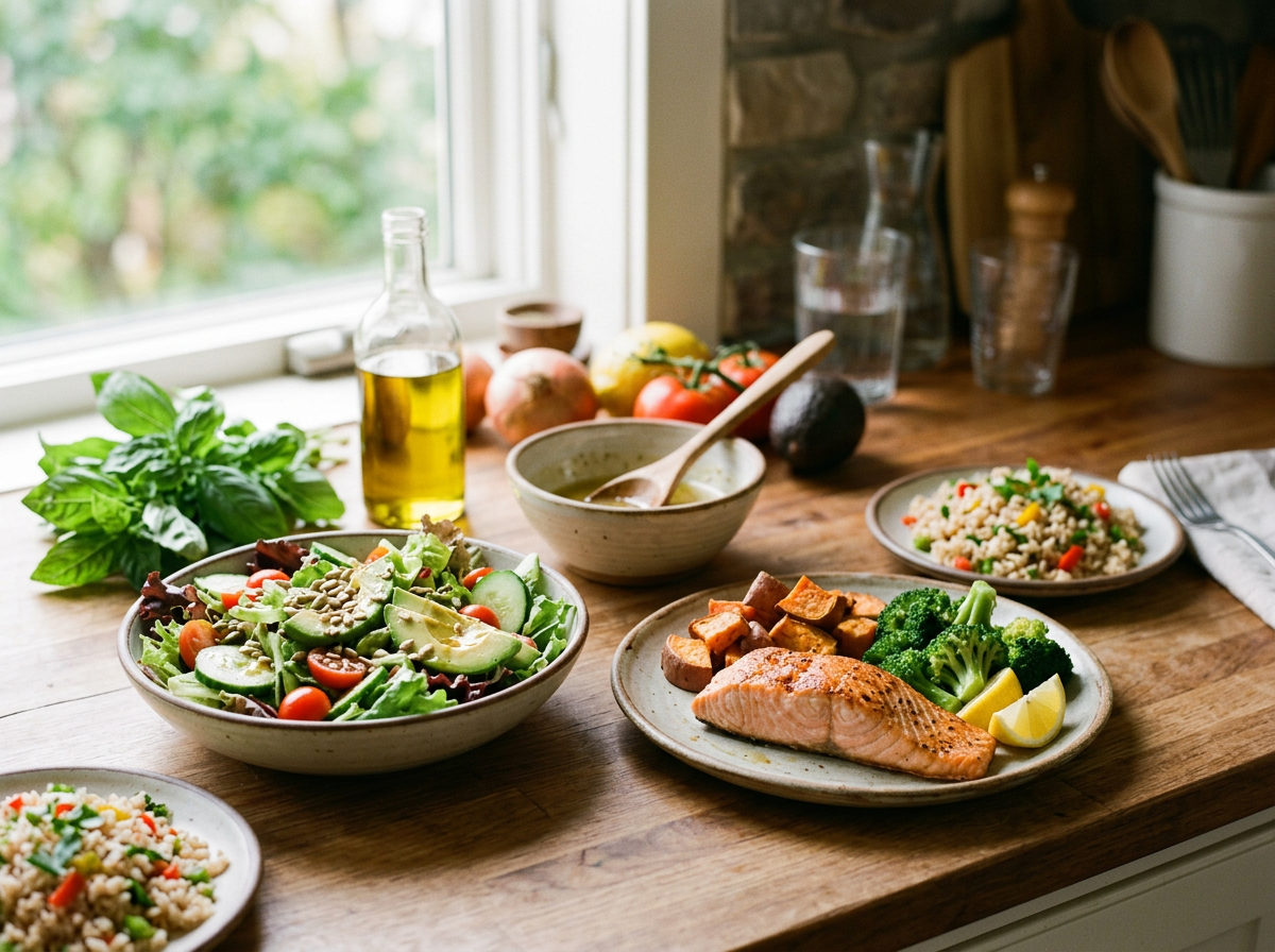 gesunde ernährung rezepte einfach – thematisch passendes Beitragsbild