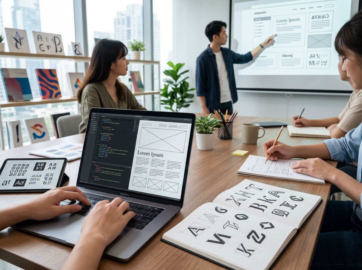 schriftarten für webseiten kostenlos – thematisch passendes Beitragsbild