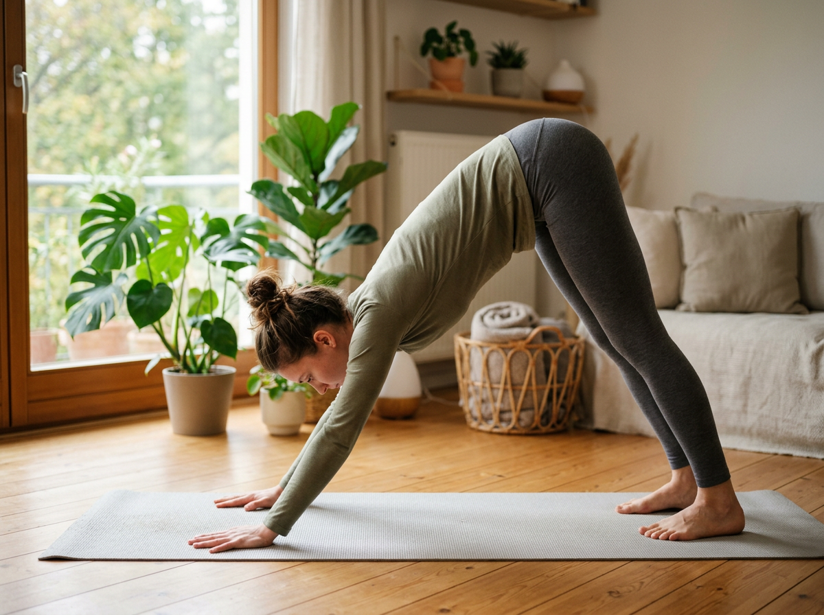 yoga für anfänger zuhause – thematisch passendes Beitragsbild