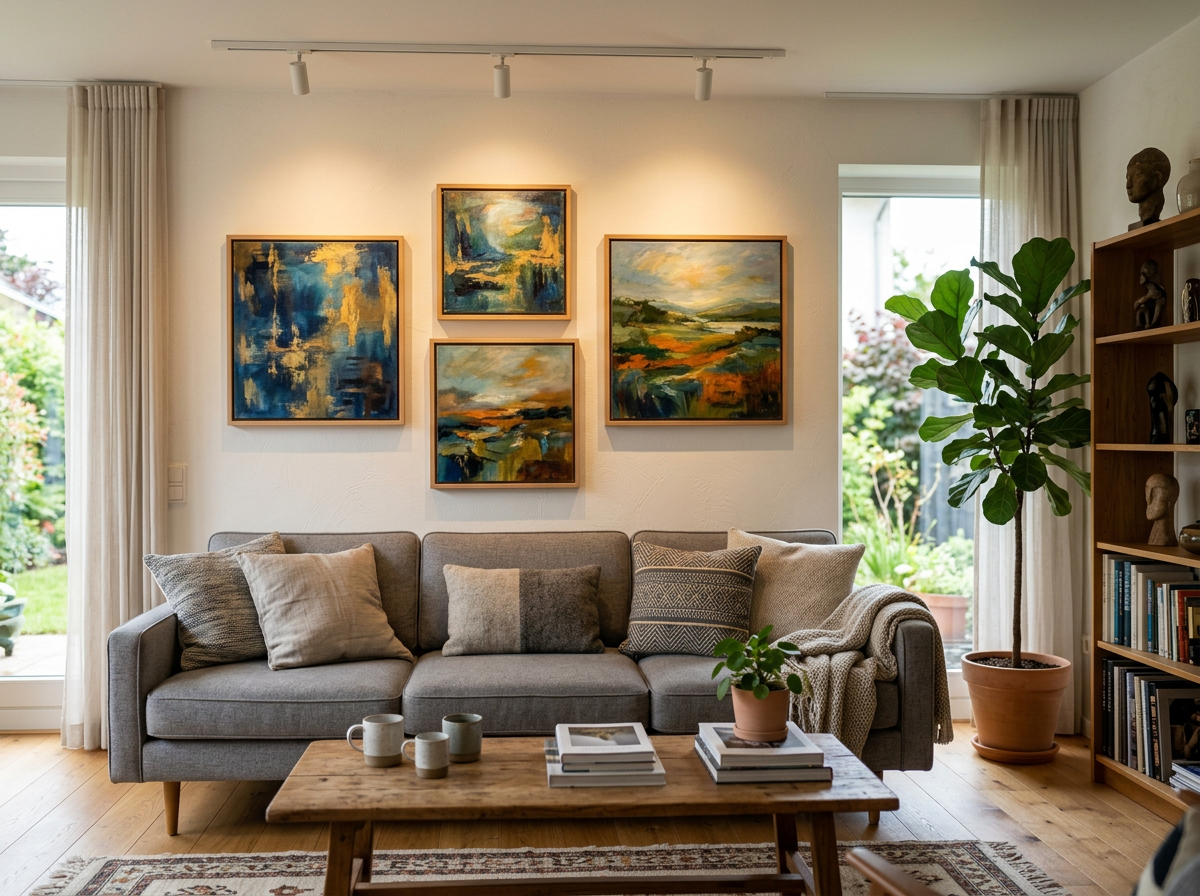 handgemalte bilder auf leinwand für wohnzimmer – thematisch passendes Beitragsbild