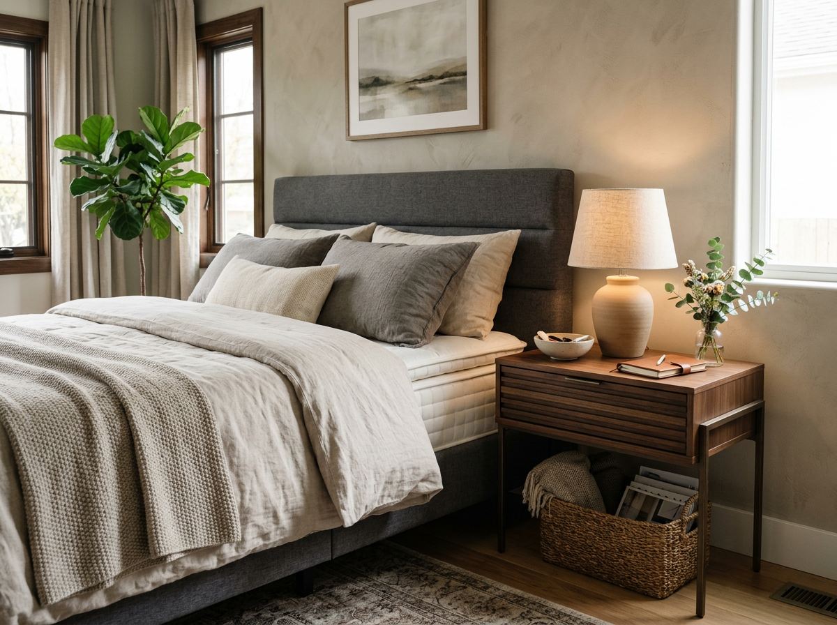 nachttisch boxspringbett – thematisch passendes Beitragsbild